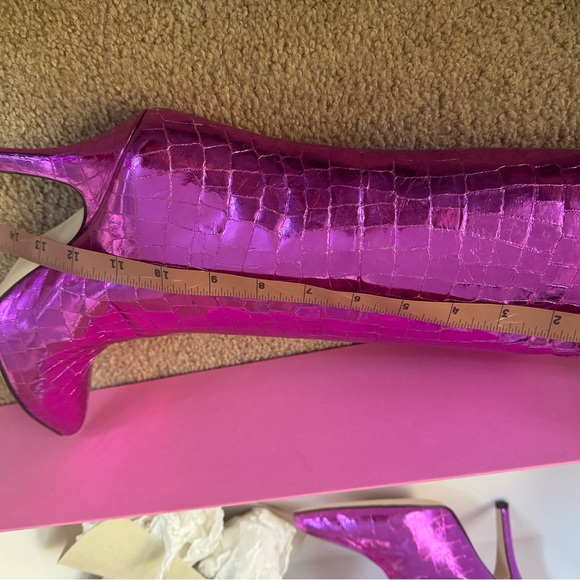 Paris Texas metallic fuchsia boots - Picture 7 of 9
